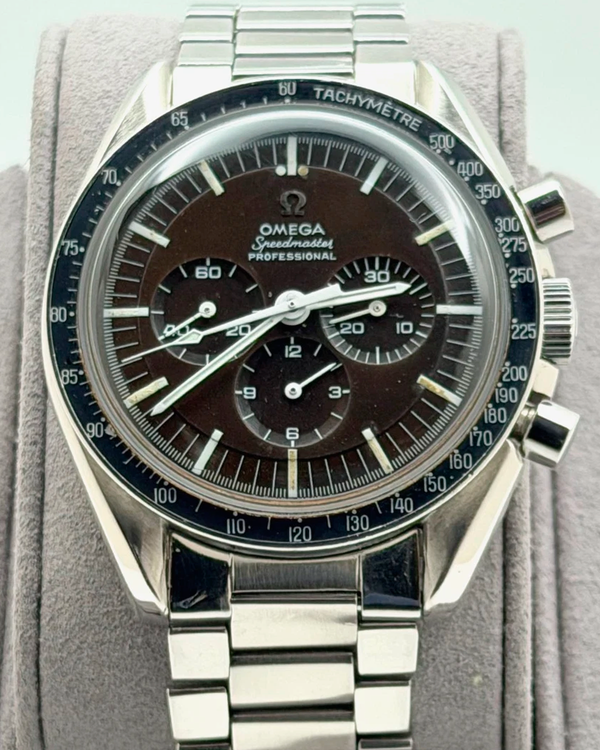 Omega Speedmaster 42MM "Tropical" Brown Dial Steel Bracelet (145.012)