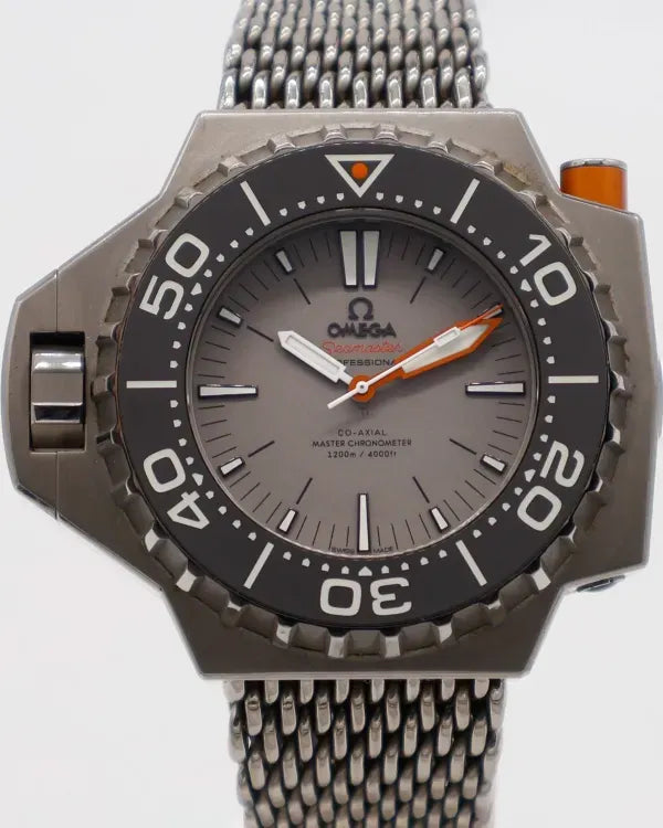 Omega Seamaster PloProf 1200M 55MM Grey Dial Titanium Bracelet (227.90.55.21.99.001)