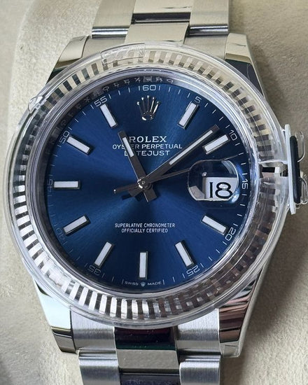 2025 Rolex Datejust 41MM Blue Dial Oyster Bracelet (126334)