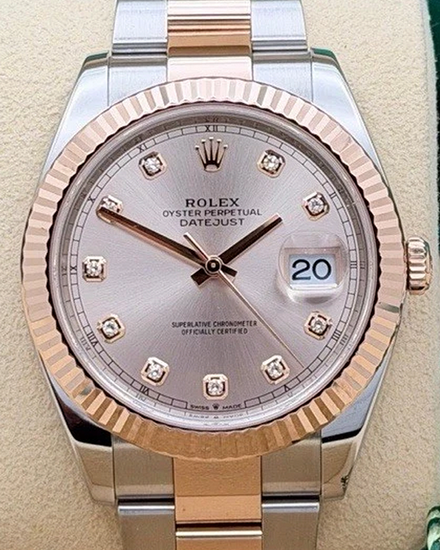 2022 Rolex Datejust 41MM Sundust Dial Two-Tone Oyster Bracelet (126331)
