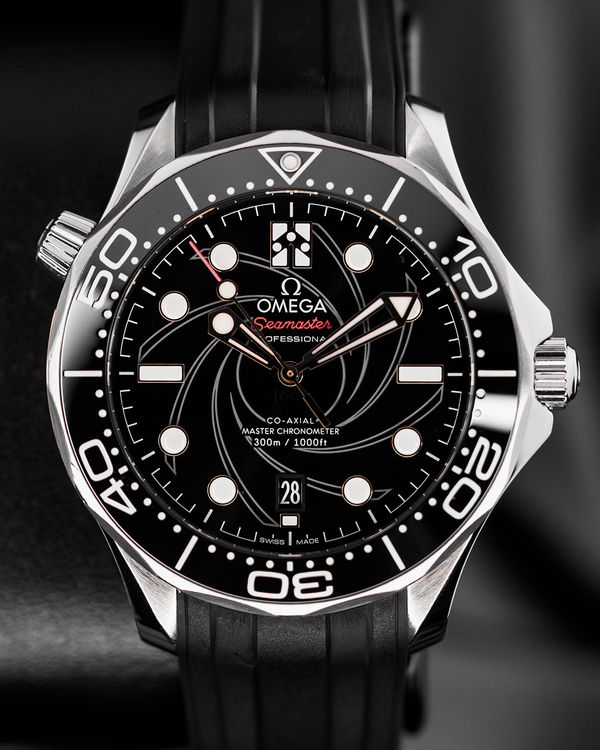Omega Seamaster Diver 300M "James Bond 50th Anniversary" L. E. 42MM Black Dial Rubber Strap (210.22.42.20.01.004)