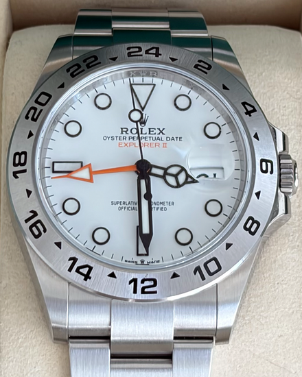 2025 Rolex Explorer II "Polar" 42MM White Dial Oyster Bracelet (226570)