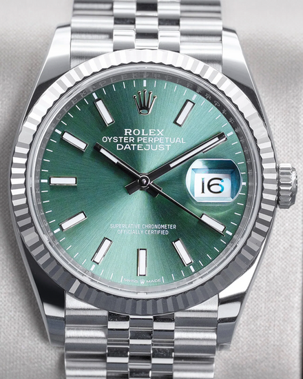 2025 Rolex Datejust 36MM Green Dial Jubilee Bracelet (126234)