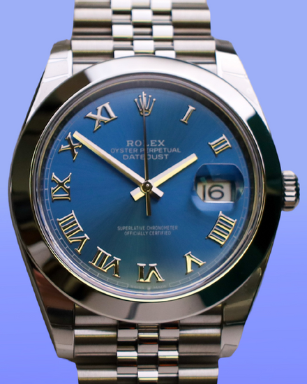 2026 Rolex Datejust 41MM Blue Dial Jubilee Bracelet (126300)