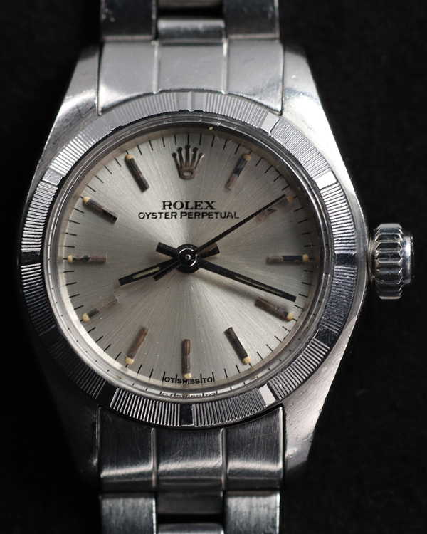 1975 Rolex Oyster Perpetual 26MM Silver Dial Oyster Bracelet (6723)