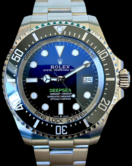 No Reserve - 2024 Rolex Sea-Dweller Deepsea "James Cameron" 44MM Blue Dial Oyster Bracelet (136660)