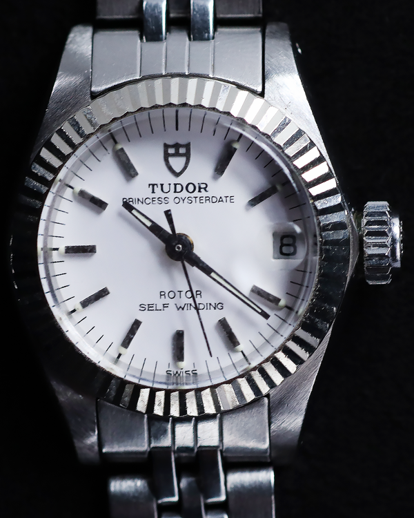 1991 Tudor Princess Oysterdate 22MM Silver Dial Steel Bracelet (92314)