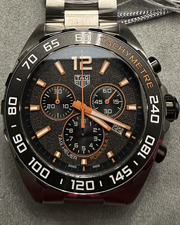 Tag Heuer Formula 1 Chronograph 43MM Quartz Grey Dial Steel Bracelet (CAZ101AH.BA0842)