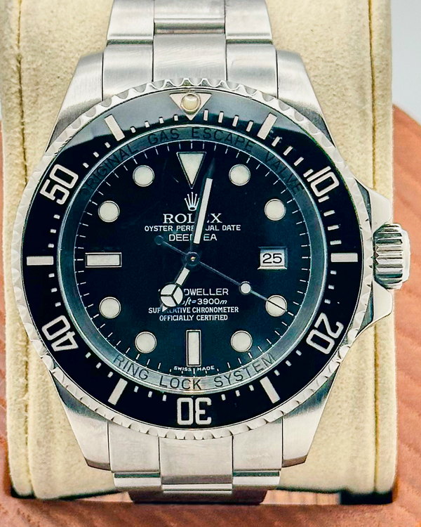 No Reserve - 2008 Rolex Sea-Dweller Deepsea 44MM Black Dial Oyster Bracelet (116660)