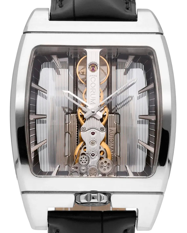 2024 Corum Golden Bridge 37.2MM Skeleton Dial Leather Strap (313.165.59/0001 GL10G)
