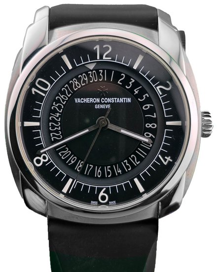2017 Vacheron Constantin Quai De I'lle 41MM Black Dial Rubber Strap (4500S/000A-B196)