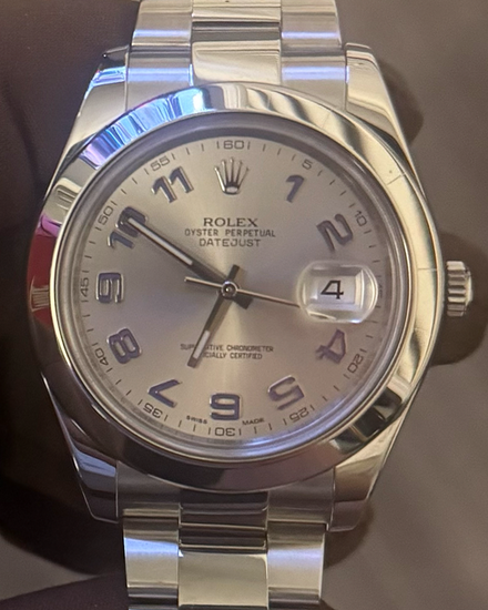 Rolex Datejust II 41MM Silver Dial Oyster Bracelet (116300)