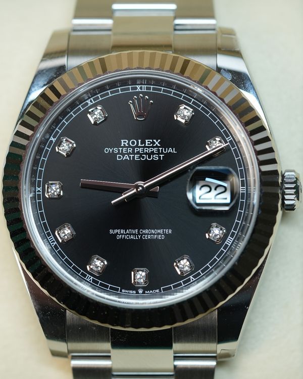 2026 Rolex Datejust 41MM Slate Dial Oyster Bracelet (126334)