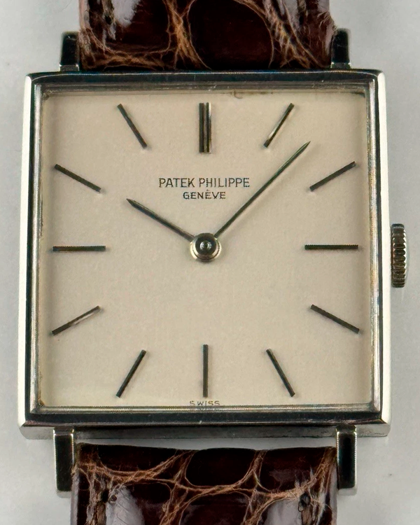Patek Philippe Gondolo 26MM Silver Dial Leather Strap (3430)