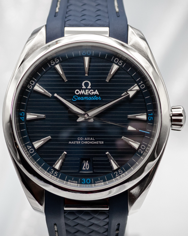 2021 Omega Seamaster Aqua Terra 150M 41MM Blue Dial Rubber Strap (220.12.41.21.03.001)