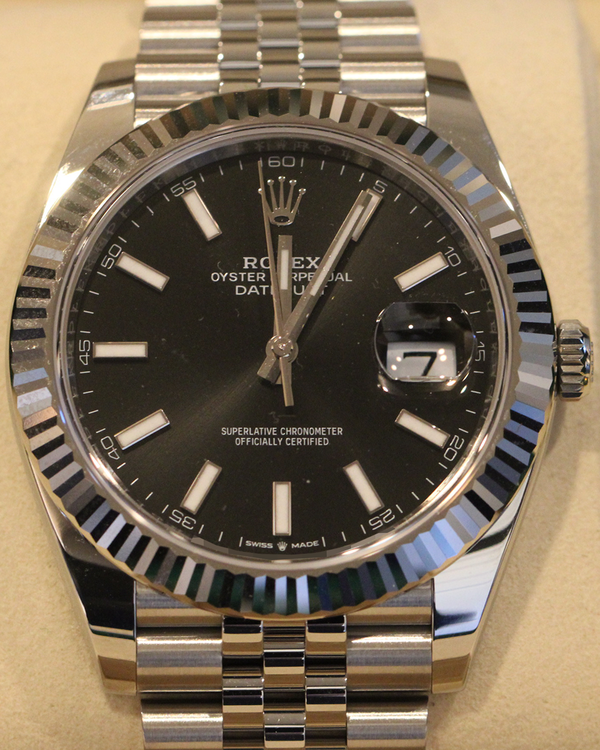 2025 Rolex Datejust 41MM Black Dial Jubilee Bracelet (126334)