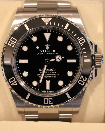 2025 Rolex Submariner No-Date 41MM Black Dial Oyster Bracelet (124060)