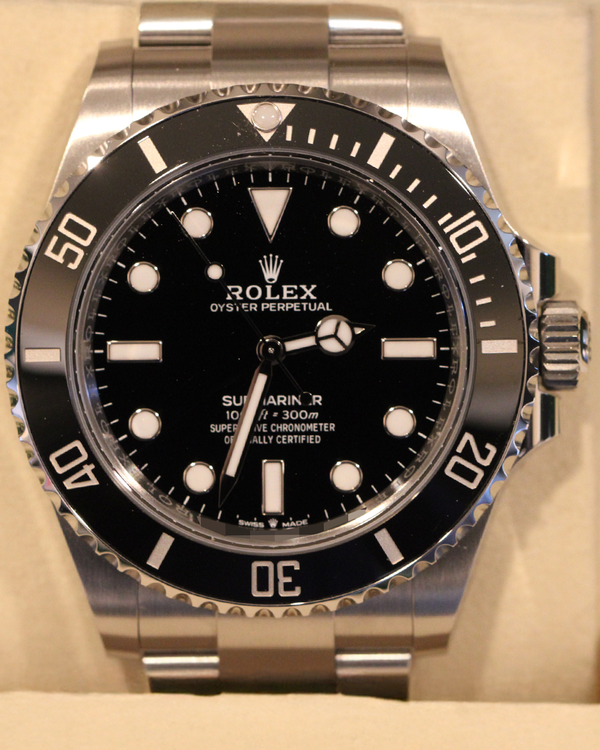 2025 Rolex Submariner No-Date 41MM Black Dial Oyster Bracelet (124060)