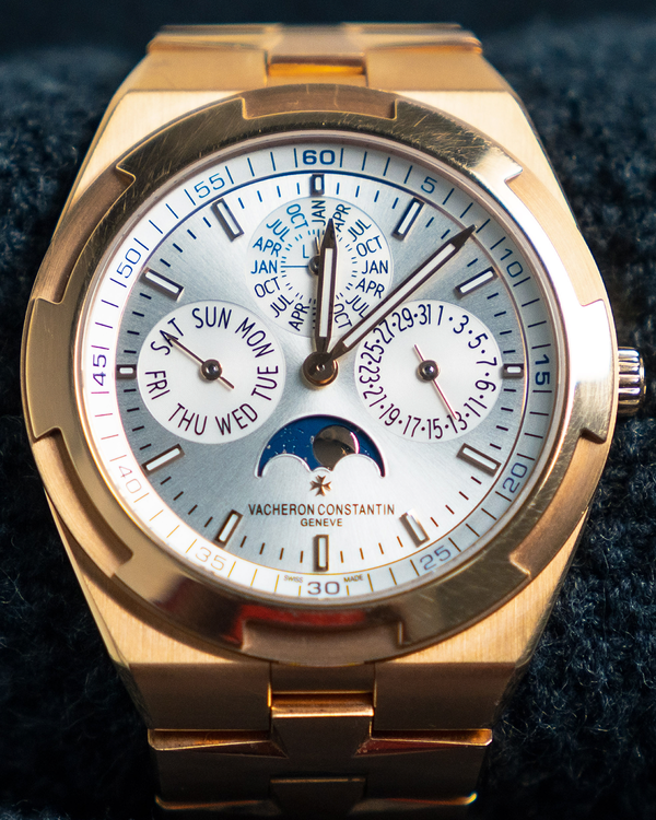 Vacheron Constantin Overseas 41.5MM Silver Dial Rose Gold Bracelet (4300V/120R-B064)