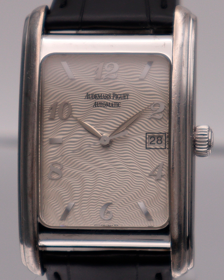 Audemars Piguet Edward Piguet 29MM Silver Dial Leather Strap (15121BC)