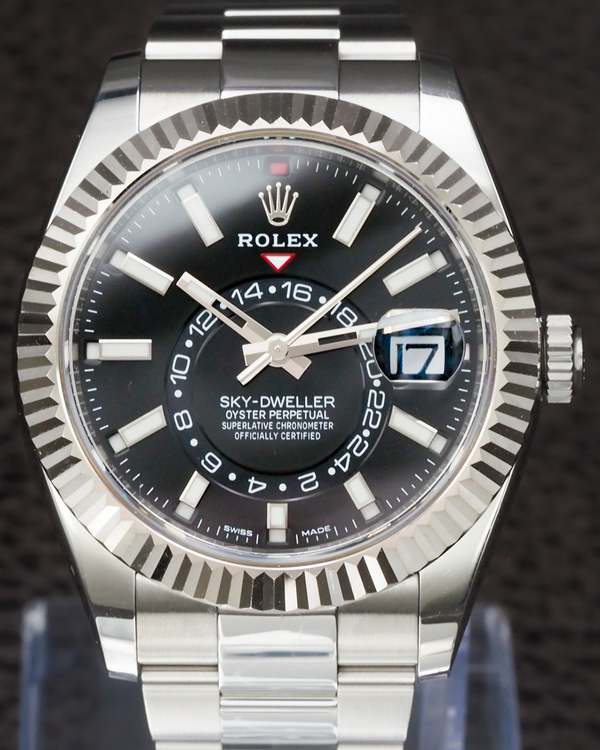 2023 Rolex Sky-Dweller 42MM Black Dial Oyster Bracelet (326934)
