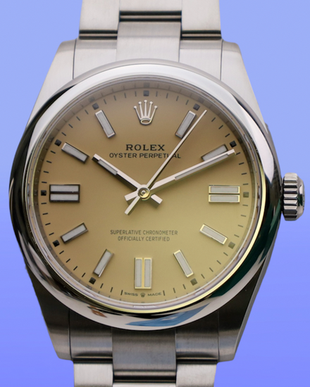 2025 Rolex Oyster Perpetual 41MM Beige Dial Oyster Bracelet (134300)