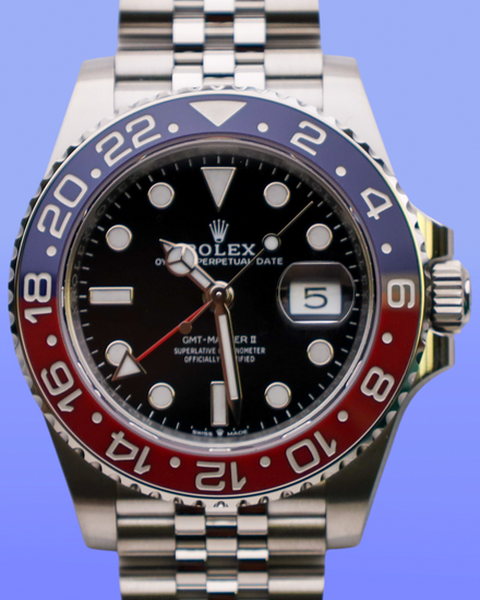 2026 Rolex GMT-Master II "Pepsi" 40MM Black Dial Jubilee Bracelet (126710BLRO)