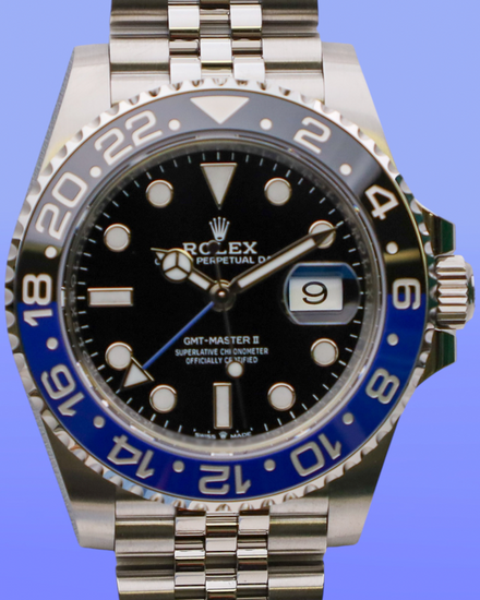 2025 Rolex GMT-Master II "Batgirl" 40MM Black Dial Jubilee Bracelet (126710BLNR)