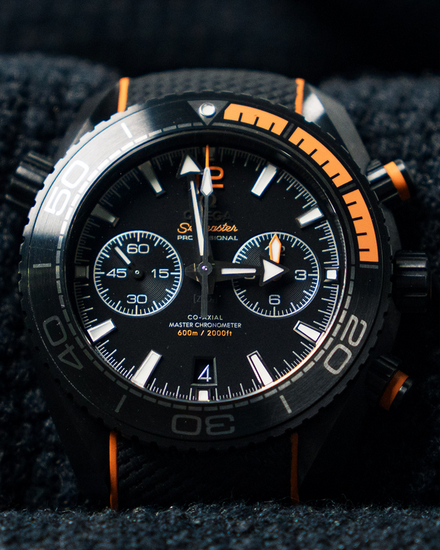 2020 Omega Seamaster Planet Ocean 600M 45.5MM Black Dial Rubber Strap (215.92.46.51.01.001)