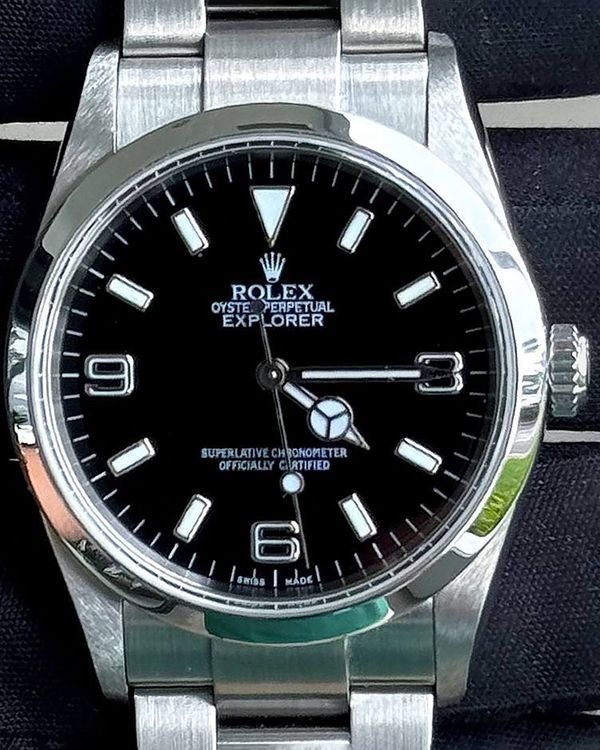 2005 Rolex Explorer 36MM Black Dial Oyster Bracelet (114270)