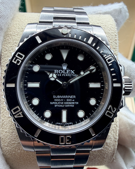 2013 Rolex Submariner No-Date 40MM Black Dial Oyster Bracelet (114060)