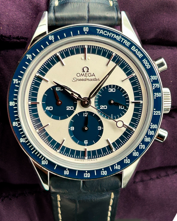 2016 Omega Speedmaster Professional Moonwatch "Anniversary Series" L.E. 39.7MM Silver Dial Leather Strap (311.33.40.30.02.001)