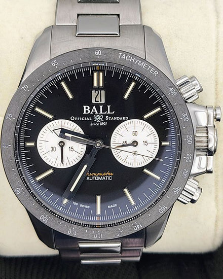 Ball Engineer Hydrocarbon 42MM Black Dial Steel Bracelet (CM2198C-S1CJ-BK)