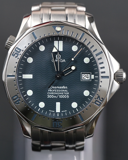 1999 Omega Seamaster Diver 300M 41MM Blue Dial Steel Bracelet (2532.80.00)