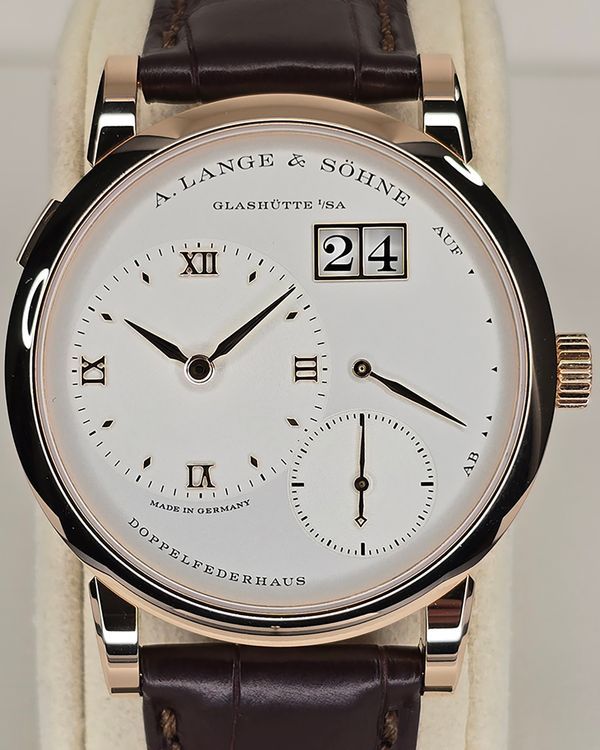 2025 A. Lange & Söhne Lange 1 38.5MM Silver Dial Leather Strap (191.032)