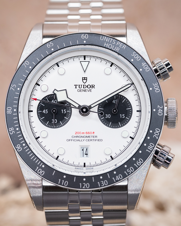 (SR)2025 Tudor Black Bay Chrono "Panda" 41MM White Dial Steel Bracelet (79360N)