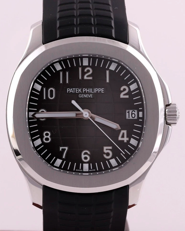 2023 Patek Philippe Aquanaut 40MM Black Dial Rubber Strap (5167A-001)