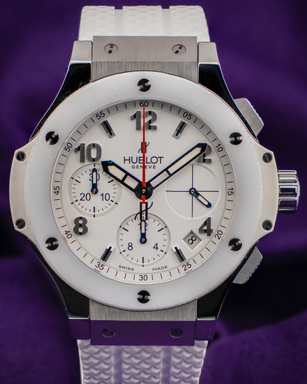2012 Hublot Big Bang 41MM White Dial Rubber Strap (342.SE.230.RW)