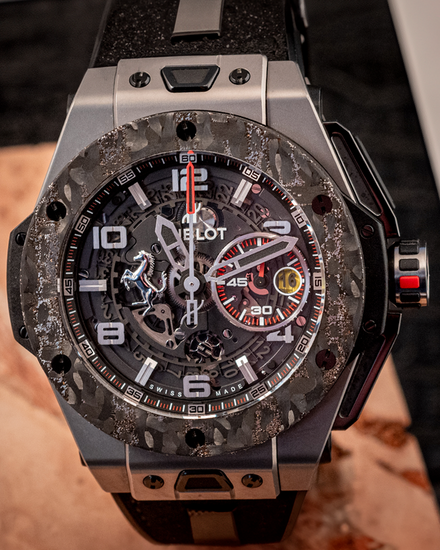 2019 Hublot Big Bang Unico Ferrari L.E. 45MM Skeleton Dial Rubber Strap (401.NJ.0123.VR)