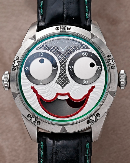 2020 Konstantin Chaykin Joker Classic L.E. 42MM Silver Dial Leather Strap (K07-O.Ti01.03)
