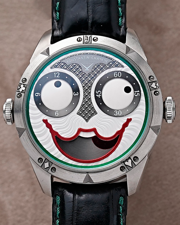 2020 Konstantin Chaykin Joker Classic L.E. 42MM Silver Dial Leather Strap (K07-O.Ti01.03)