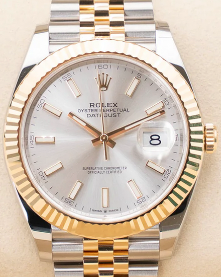 2026 Rolex Datejust 41MM Silver Dial Two-Tone Jubilee Bracelet (126333)