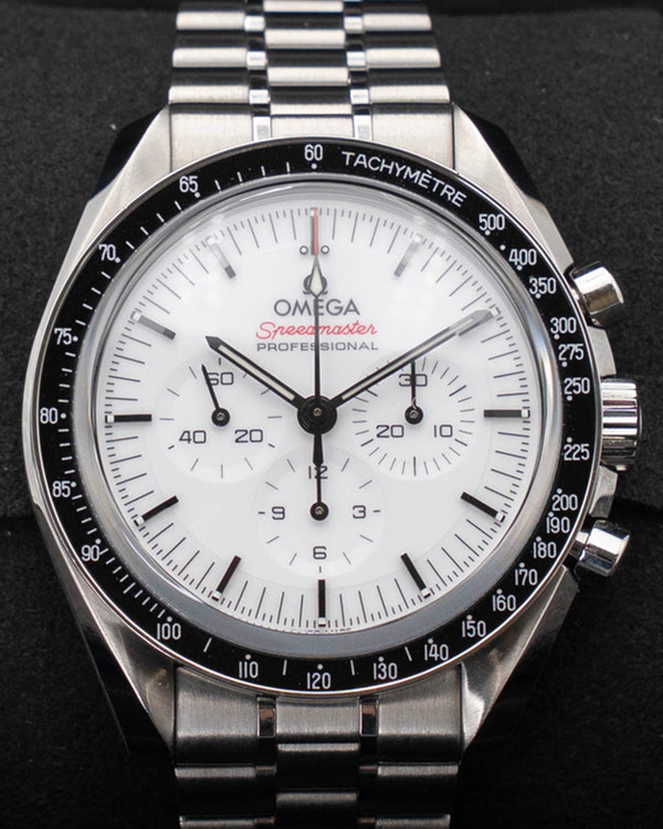 Omega Speedmaster Professional Moonwatch 42MM White Dial Steel Bracelet (310.30.42.50.04.001)