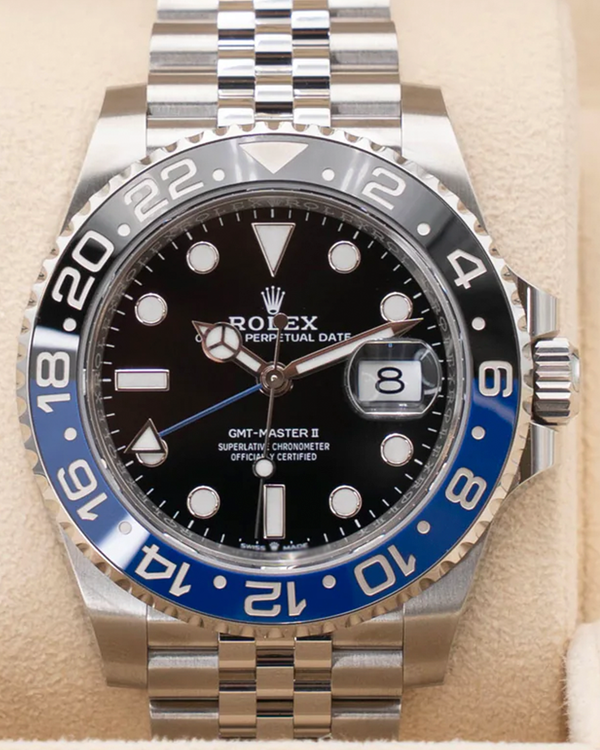 2025 Rolex GMT-Master II "Batgirl" 40MM Black Dial Jubilee Bracelet (126710BLNR)