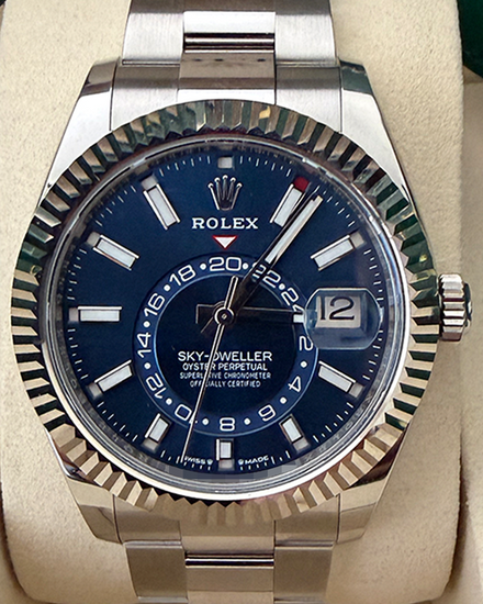 2025 Rolex Sky-Dweller 42MM Blue Dial Oyster Bracelet (336934)