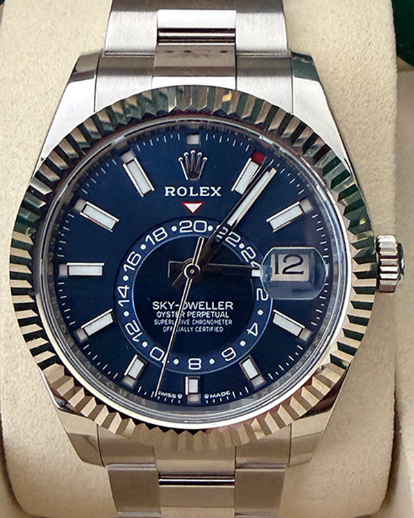 2025 Rolex Sky-Dweller 42MM Blue Dial Oyster Bracelet (336934)