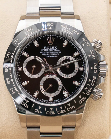 2020 Rolex Cosmograph Daytona 40MM Black Dial Oyster Bracelet (116500LN)