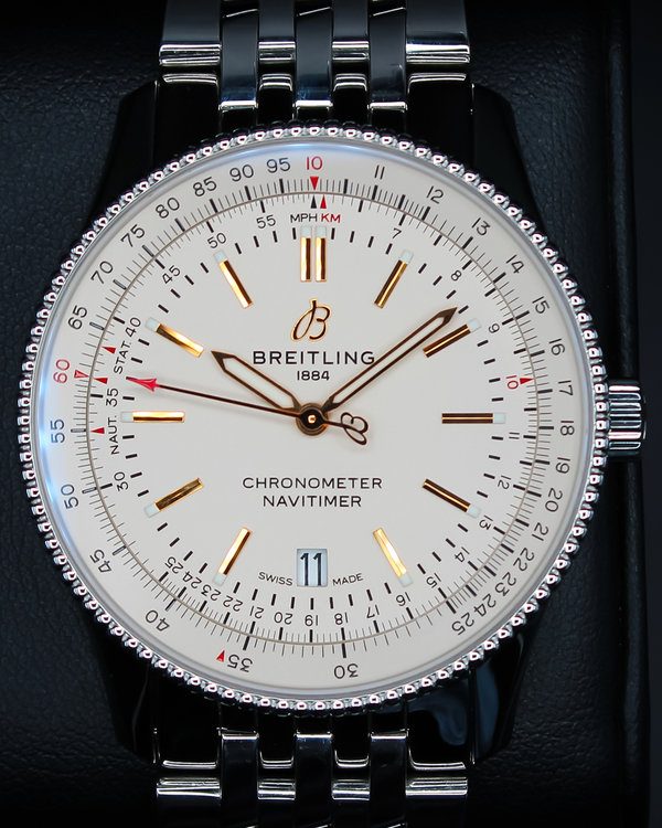 2022 Breitling Navitimer 41MM Silver Dial Steel Bracelet (A17326211G1A1)