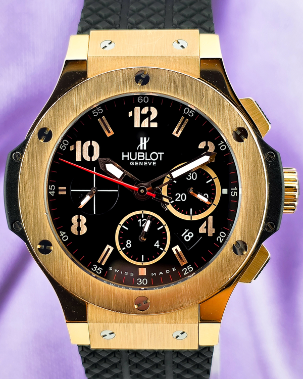 2009 Hublot Big Bang 44MM Black Dial Rubber Strap (301.PX.130.RX)