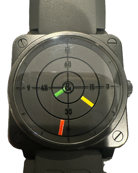 Bell & Ross BR 03 Radar L.E. 42MM Black Dial Rubber Stap (BR0392-RADAR)